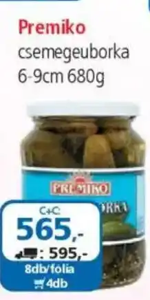 ÁRKLUB Premiko csemegeuborka ajánlat