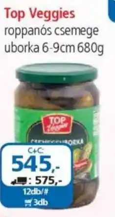 ÁRKLUB Top Veggies roppanós csemege uborka ajánlat