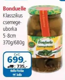 ÁRKLUB Bonduelle Klasszikus csemege- uborka ajánlat
