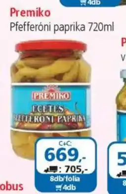 ÁRKLUB Premiko pfefferóni paprika ajánlat