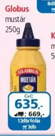 ÁRKLUB Globus mustár ajánlat