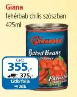 ÁRKLUB Giana fehérbab chilis szószban ajánlat