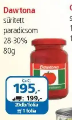 ÁRKLUB Dawtona sűrített paradicsom ajánlat