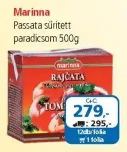 ÁRKLUB Marinna passata sűrített paradicsom ajánlat