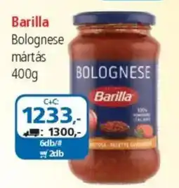 ÁRKLUB Barilla Bolognese mártás ajánlat