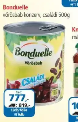 ÁRKLUB Bonduelle vörösbab konzerv, családi ajánlat