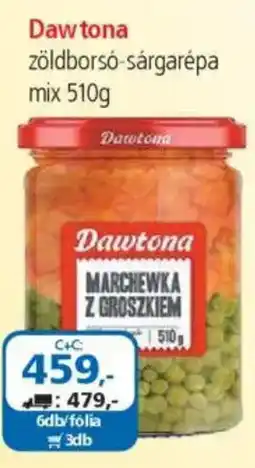 ÁRKLUB Dawtona zöldborsó-sárgarépa mix ajánlat