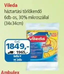 ÁRKLUB Vileda háztartási törlőkendő ajánlat