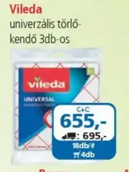 ÁRKLUB Vileda univerzális törlő- fémsúroló ajánlat
