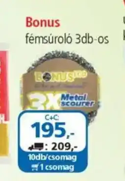 ÁRKLUB Bonus fémsúroló ajánlat