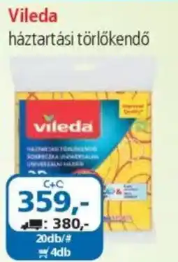 ÁRKLUB Vileda háztartási törlőkendő ajánlat