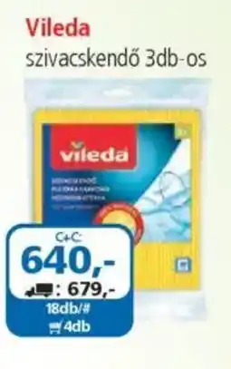 ÁRKLUB Vileda szivacskendő ajánlat