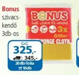 ÁRKLUB Bonus szivacs kendő ajánlat