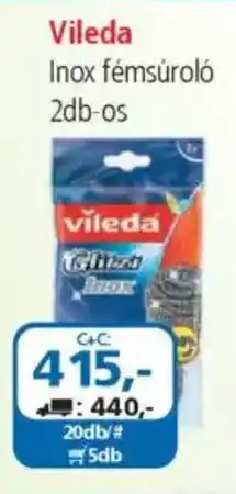 ÁRKLUB Vileda Inox fémsúroló ajánlat