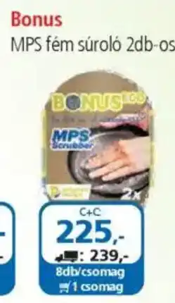 ÁRKLUB Bonus MPS fém súroló ajánlat