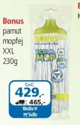 ÁRKLUB Bonus pamut mopfej xxl ajánlat