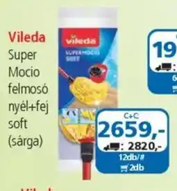 ÁRKLUB Vileda super mocio felmosó nyél+fej soft ajánlat