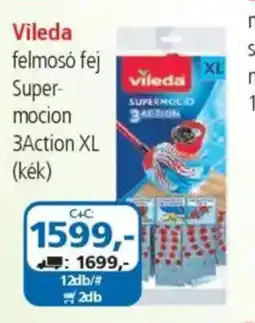 ÁRKLUB Vileda felmosó fej super- mocion 3action xl ajánlat