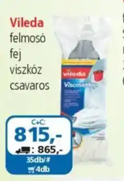 ÁRKLUB Vileda felmosó fej viszkóz csavaros ajánlat