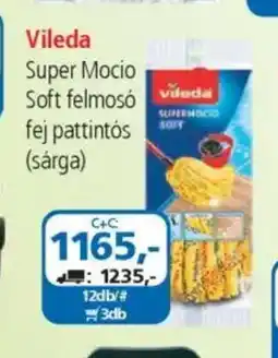 ÁRKLUB Vileda Super Mocio Soft felmosó fej pattintos ajánlat