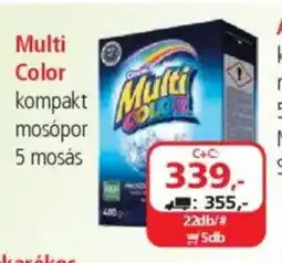 ÁRKLUB Multi color kompakt mosópor 5 mosás ajánlat