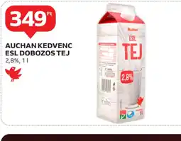 Auchan Auchan Kedvenc ESL Dobozos Tej ajánlat