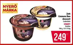Coop Zott Cremore Duo Desszert ajánlat