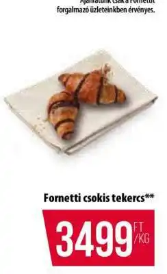 Coop Fornetti csokis tekercs ajánlat