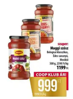 Coop MAGGI SZÓSZ ajánlat