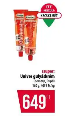 Coop UNIVER Gulyáskrém ajánlat