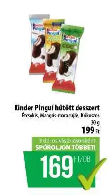 Coop Kinder Pingui hűtött desszert ajánlat