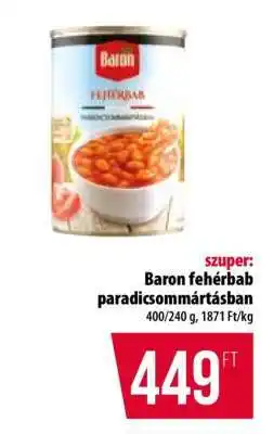 Coop Baron fehérbab paradicsommártásban ajánlat