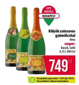 Coop Kölyök szénsavas gyümölcsital ajánlat