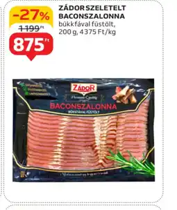 Auchan Zádor szeletelt baconszalonna ajánlat