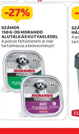 Auchan Számos 150 g-os Morando alutálkás kutyaeledel ajánlat