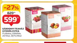 Auchan Gárdonyi Teaház Gyümölcstea ajánlat