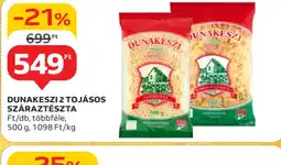 Auchan Dunakeszi 2 tojásos száraztészta ajánlat