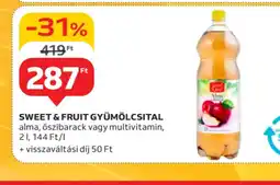 Auchan Sweet & Fruit Gyümölcsital ajánlat