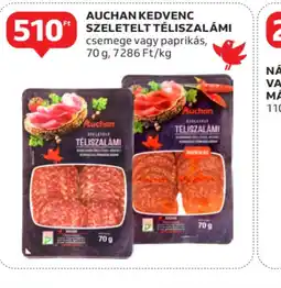 Auchan Auchan Kedvenc Szeletelt Téliszalámi ajánlat