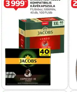 Auchan Jacobs Nespresso Kompatibilis Kávékapszula ajánlat