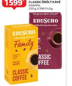 Auchan Eduscho Family vagy Classic őrölt kávé ajánlat
