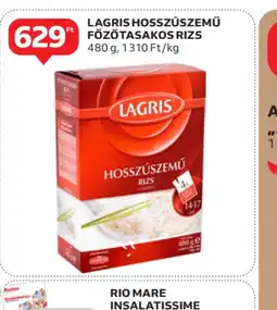 Auchan Lagris Hosszúszemű Főzőtasakos Rizs ajánlat