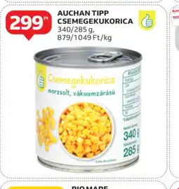 Auchan Auchan Tipp Csemegekukorica ajánlat