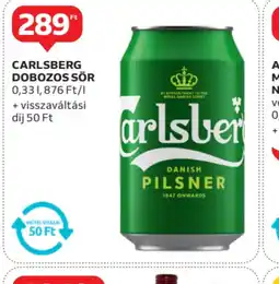 Auchan Carlsberg dobozos sör ajánlat