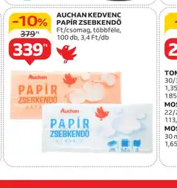 Auchan Auchan Kedvenc Papír Zsebkendő ajánlat