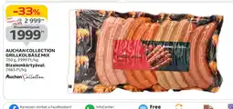 Auchan Auchan Collection Grillkolbász Mix ajánlat