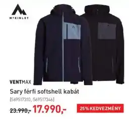 Intersport VENTMAX Sary férfi softshell kabát ajánlat