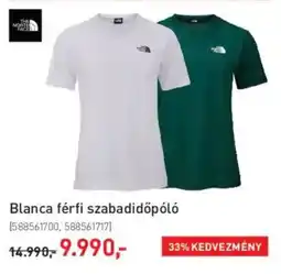 Intersport THE NORTH FACE Blanca férfi szabadidőpóló ajánlat
