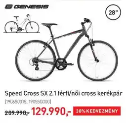 Intersport GENESIS Speed Cross SX 2.1 férfi / női cross kerékpár ajánlat
