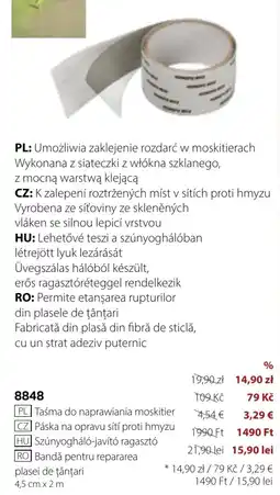BetterStyle Szúnyogháló-javító ragasztó ajánlat